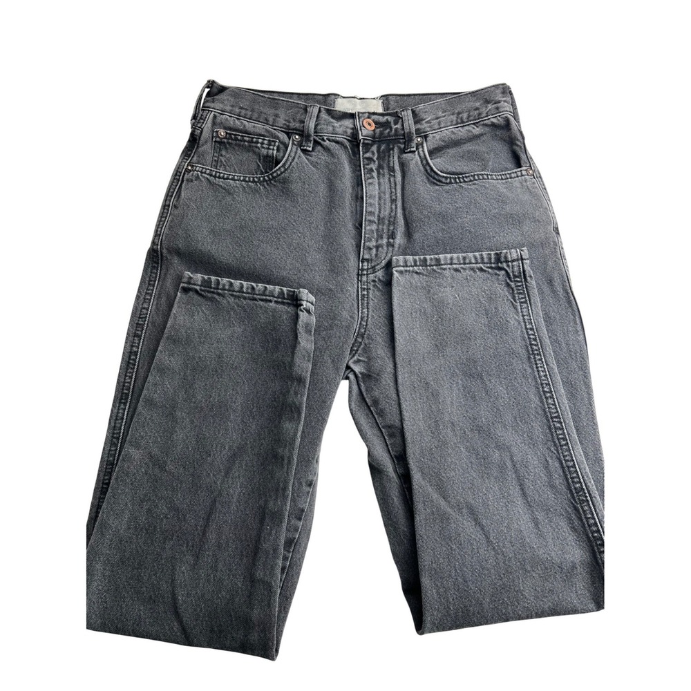 Free People We The Free Twenty-Eight Jeans Washed Black Gray High Rise 28